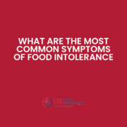 What are the most common symptoms of food intolerance?