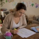 Parent reviewing child's food intolerance notes