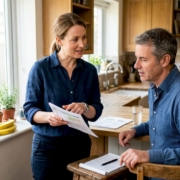 Dietitian explaining intolerance testing to patient
