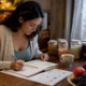 Nutritionist reviewing food sensitivity guide