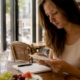 Woman reading food intolerance test instructions