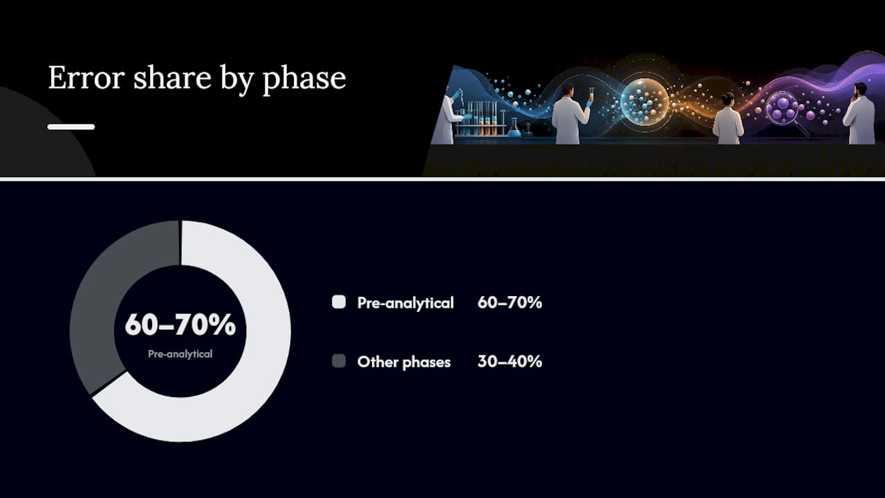 Diagram of Total Testing Process phases with error points