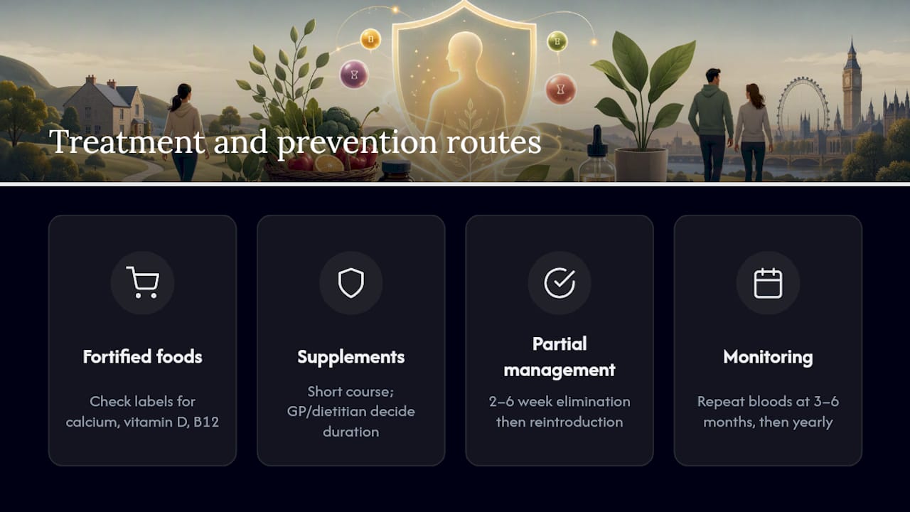 Four routes for managing nutrient deficiency
