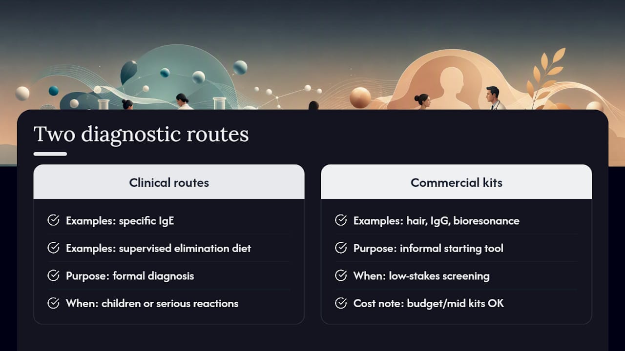 Clinical and commercial test pathway comparison