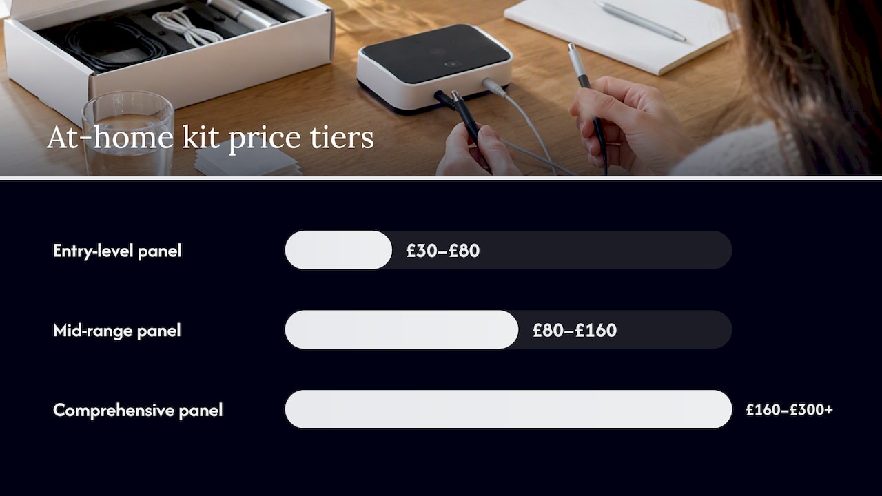 What UK providers charge and what those prices cover — overview diagram