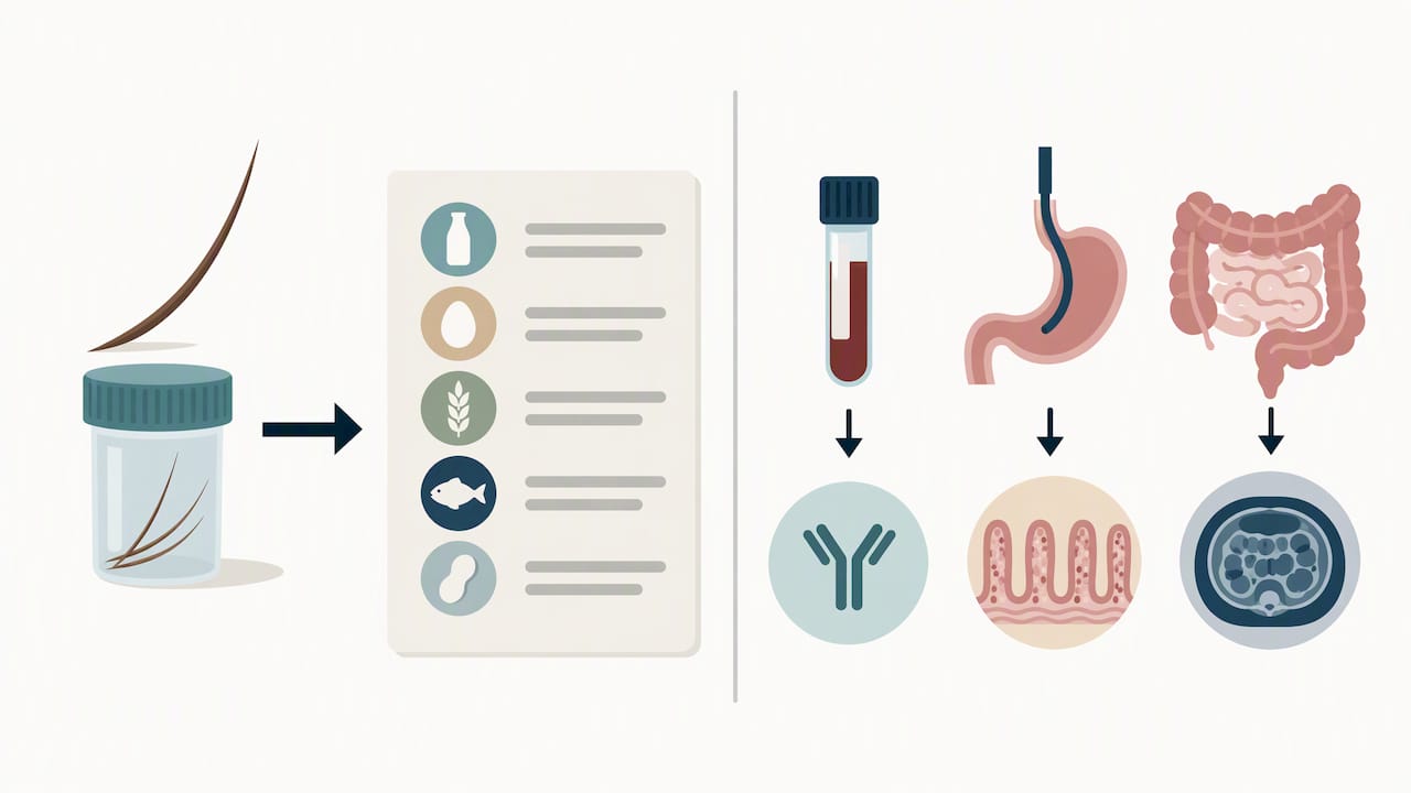 Hair screening shown apart from clinical investigations