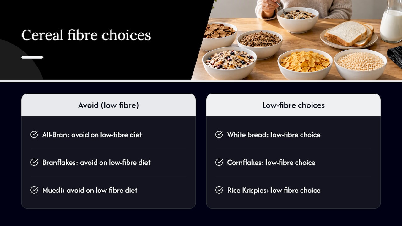 Which breakfast cereal does not cause bloating?